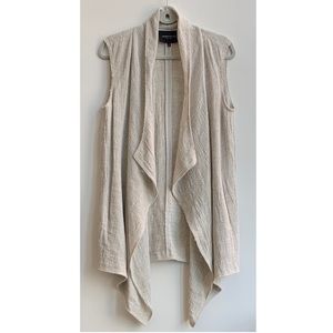 Lafayette 148 Oatmeal Cardigan with Pockets